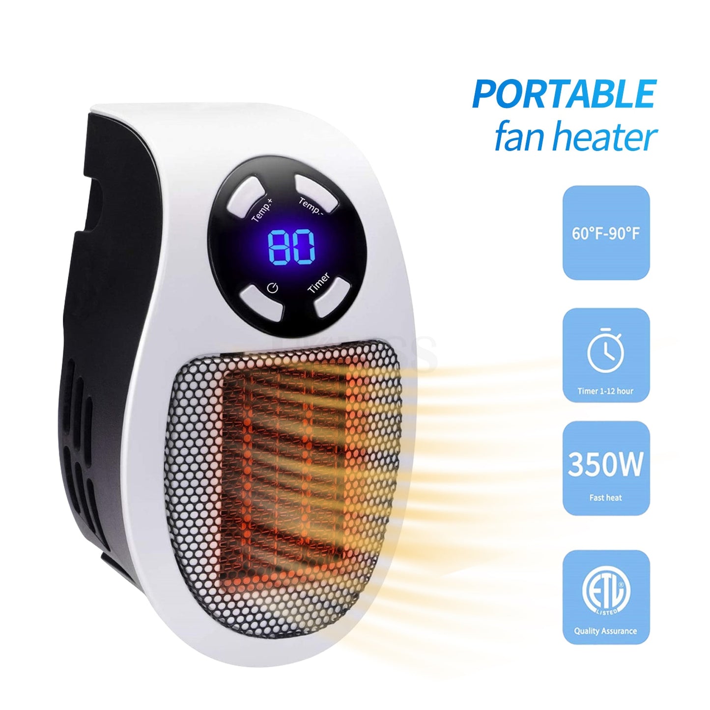 Electric Warmer Mini Fan Heater